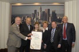 PR recognition of Farr Marketing from Los Angeles City Council for Los Angeles Jewish Home